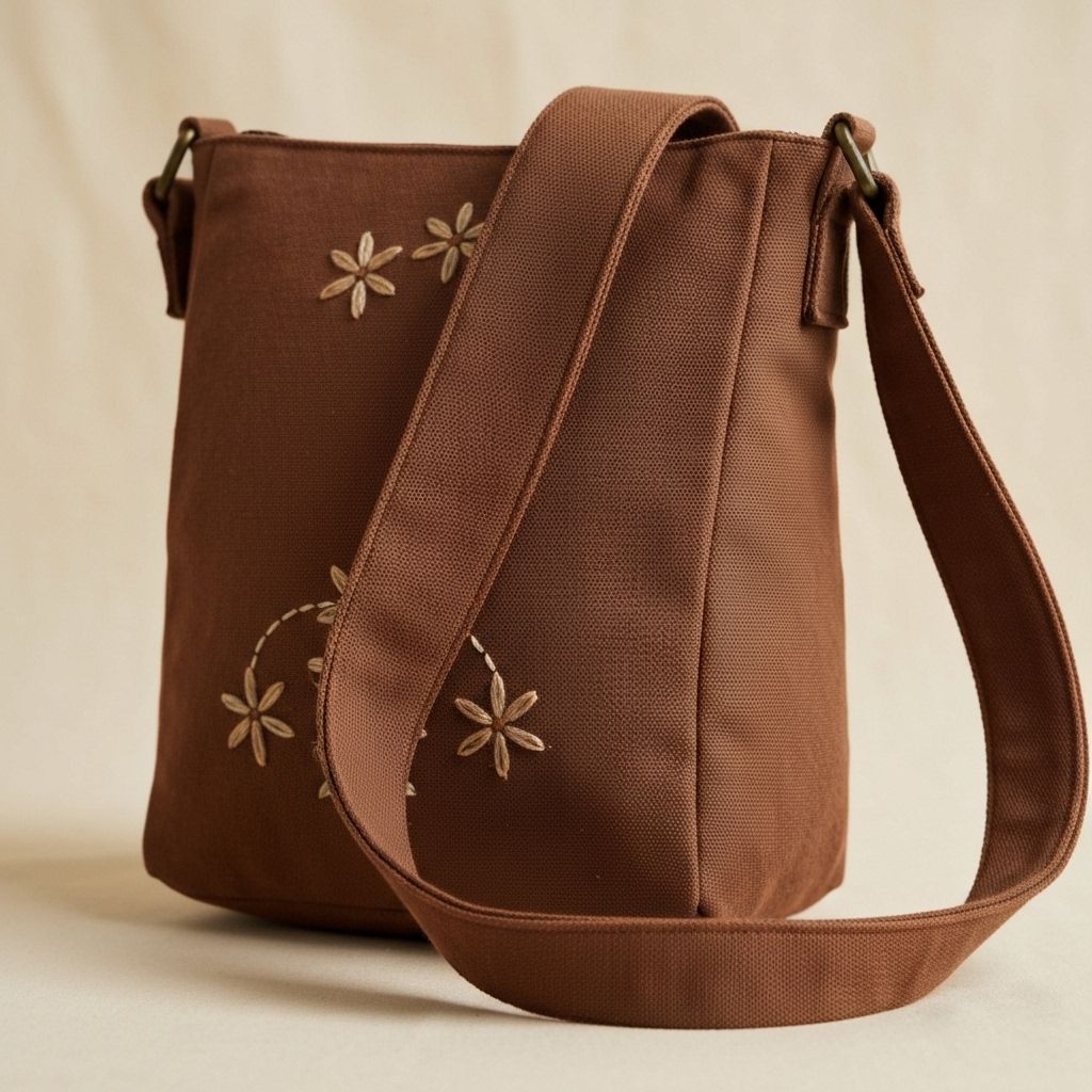 Artisan Sling Bag - Sustainable Cotton Accessory