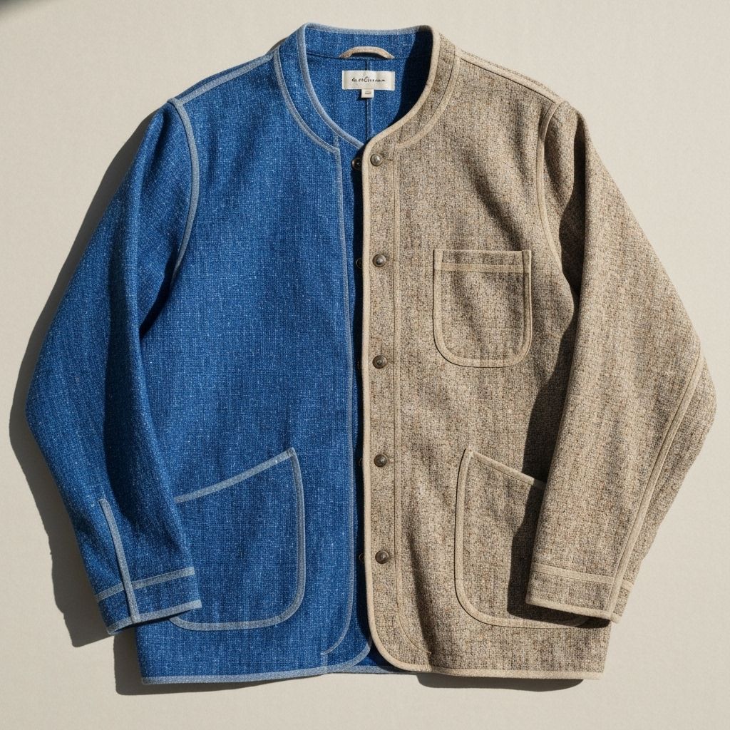 Reversible Cotton Jacket - Sustainable Cotton Accessory
